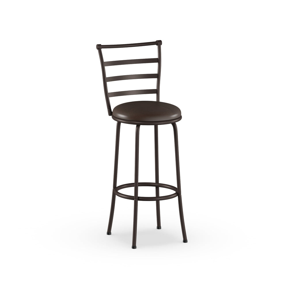Ladder Back Swivel Barstool (Set of 3) - From Where -