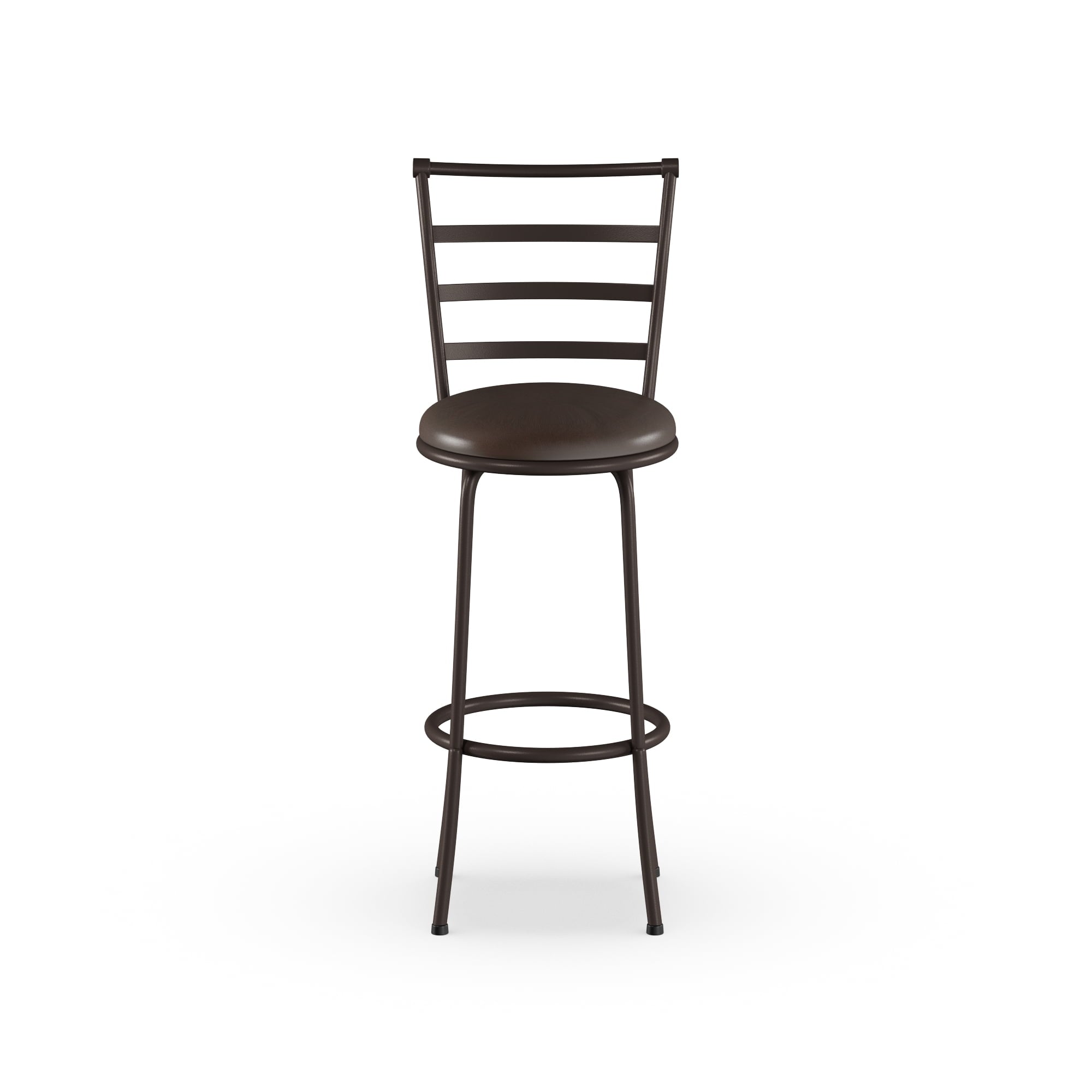 Ladder Back Swivel Barstool (Set of 3) - From Where - 