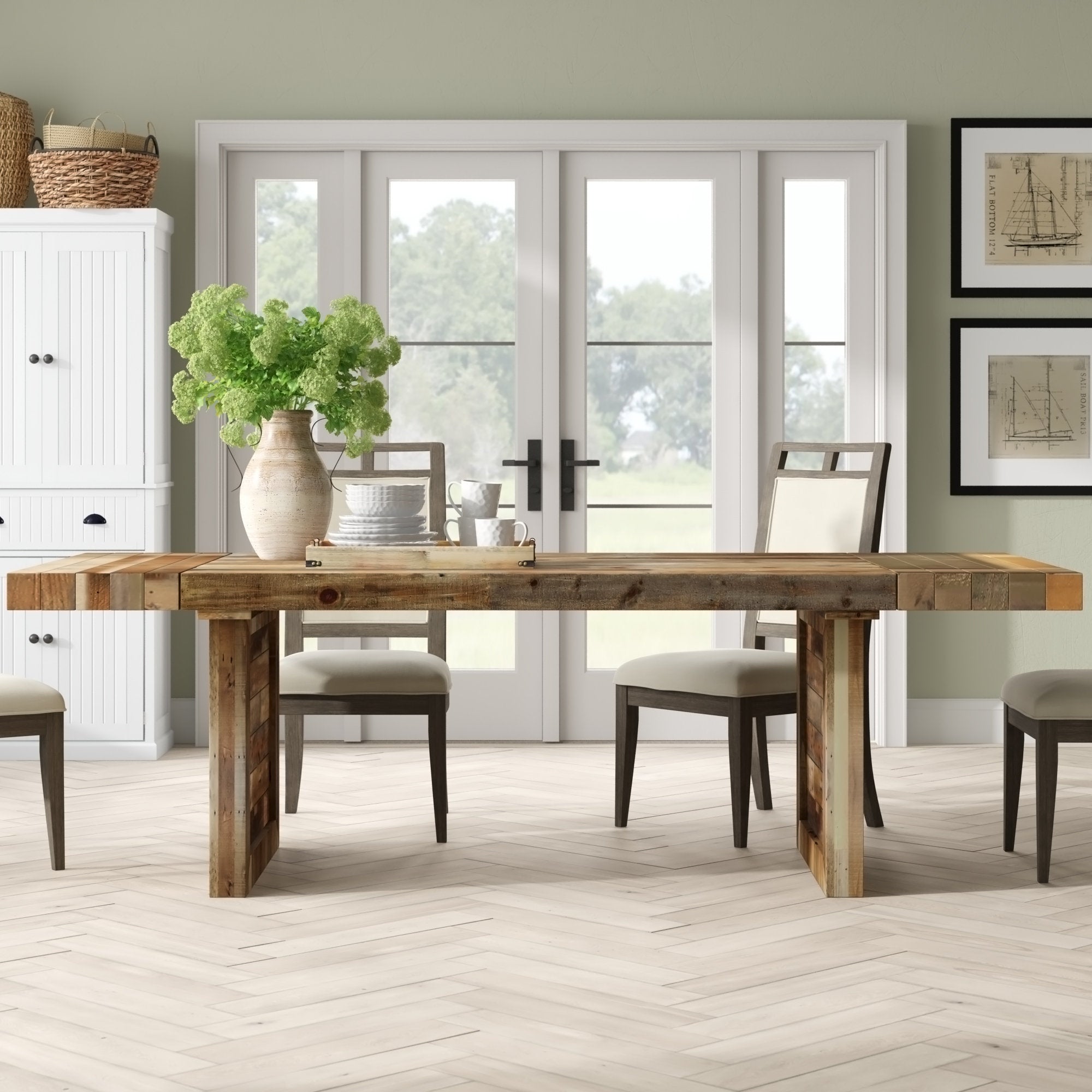 Lafond Solid Wood Dining Table - From Where - 