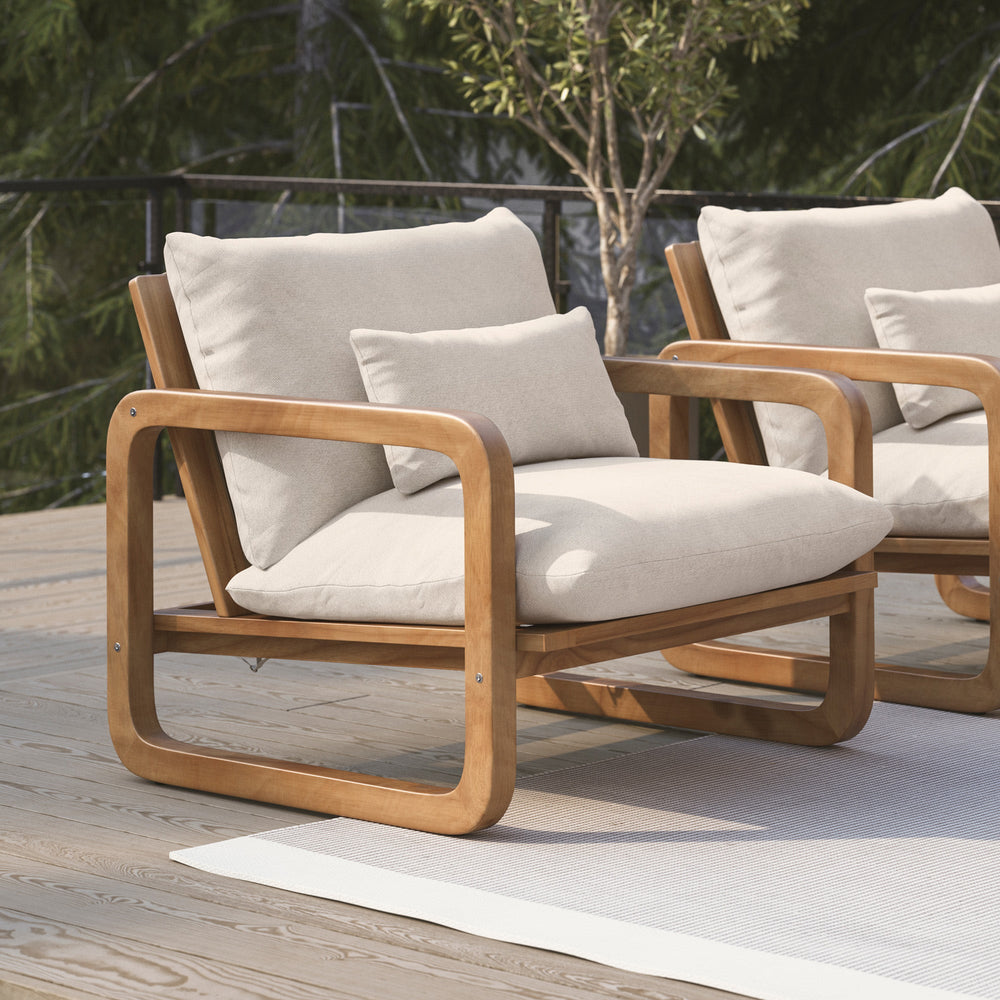 Laholm 36.5" Outdoor Lounge Chair - From Where Finds - 