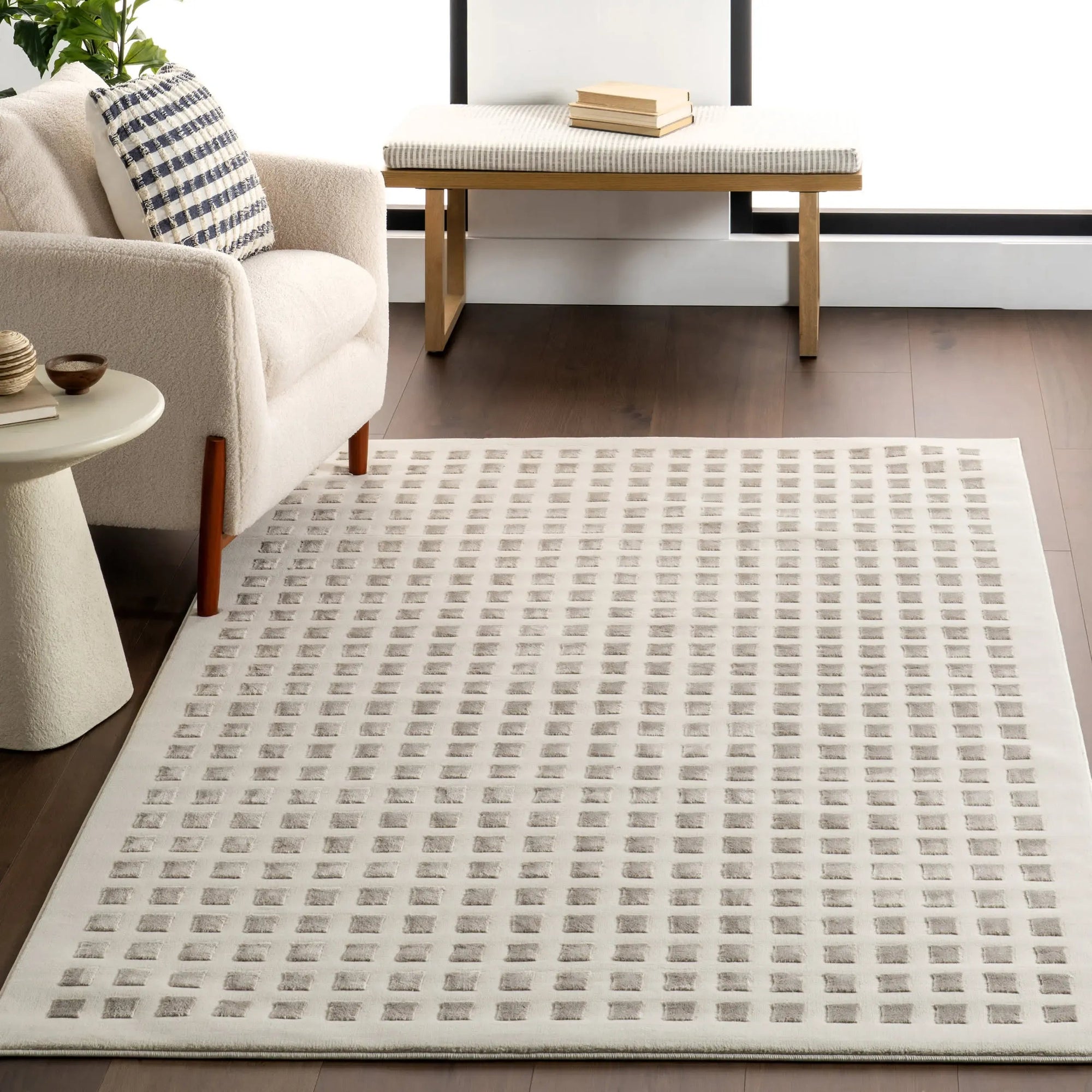 Lambertville Plush Textured Washable Rug - From Where Finds - 