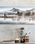 Landscape Nature Shadow Lake Art - From Where - 