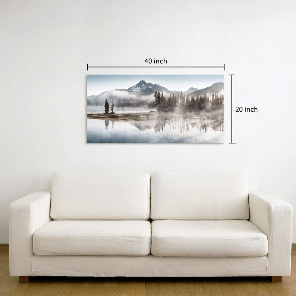 Landscape Nature Shadow Lake Art - From Where - 