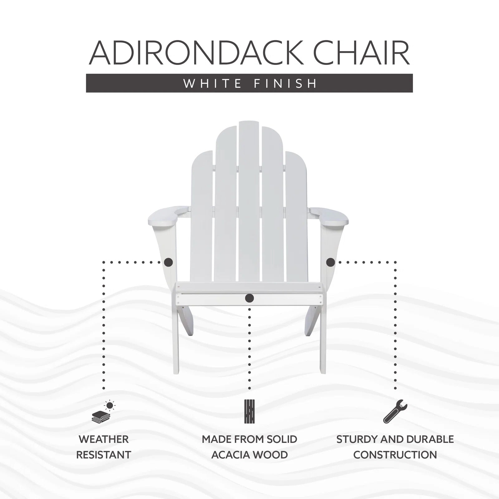 Langport Adirondack Chair - From Where - 