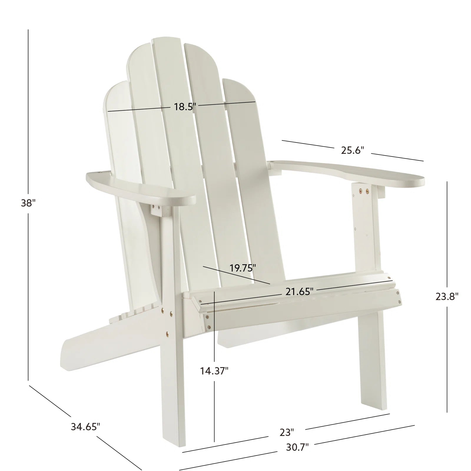 Langport Adirondack Chair - From Where - 