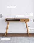 Laptop Desk with Open Storage Cubby - From Where - 