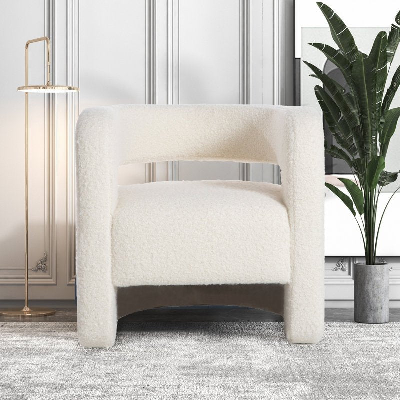 Laranya Upholstered Barrel Chair - From Where - 