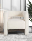 Laranya Upholstered Barrel Chair - From Where - 