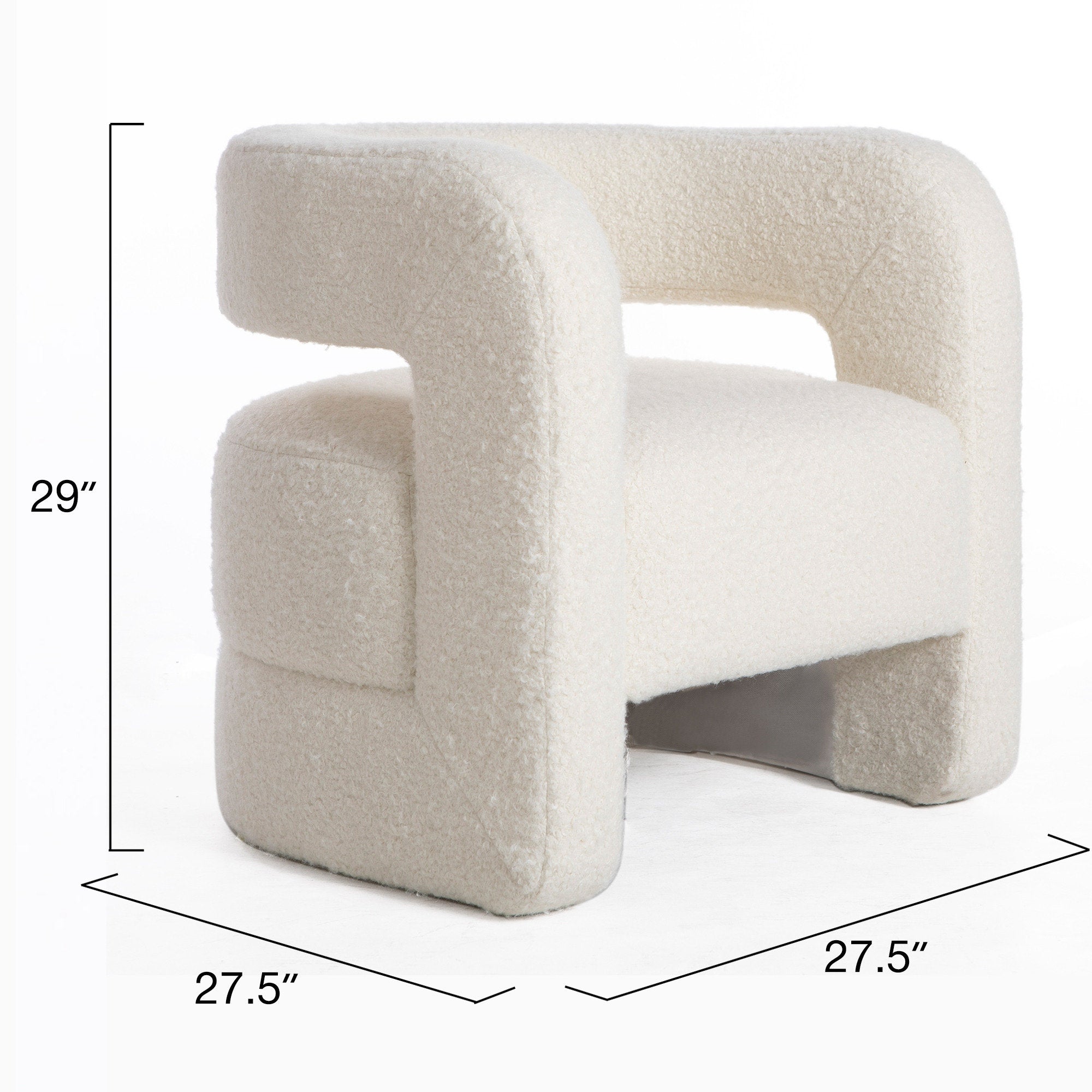 Laranya Upholstered Barrel Chair - From Where - 