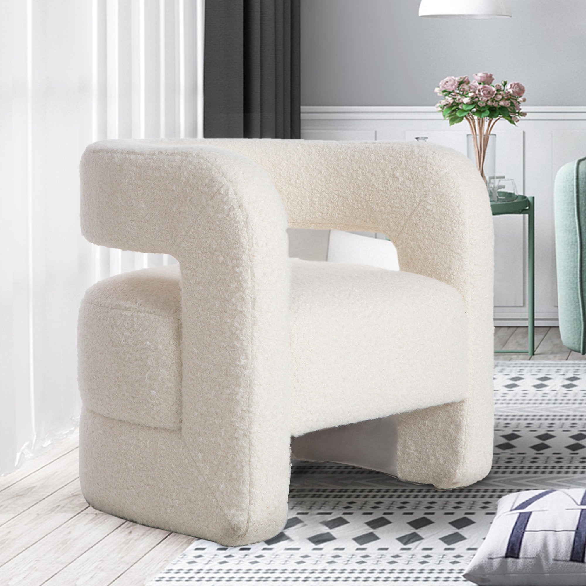 Laranya Upholstered Barrel Chair - From Where - 