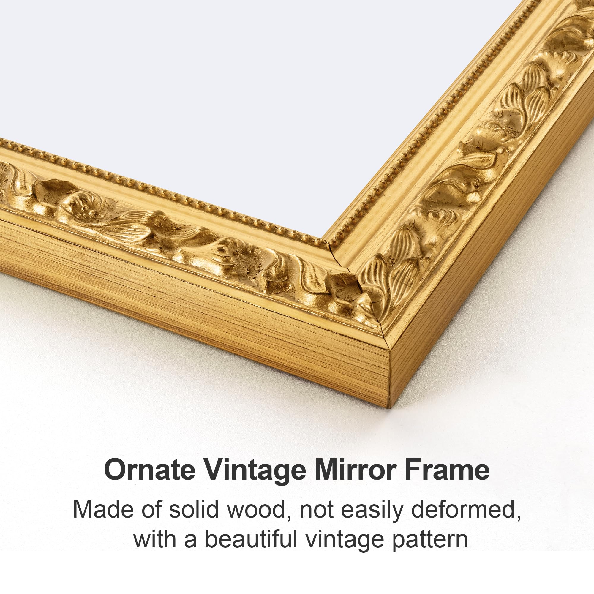 Large Antique Wall Decorative Mirror - From Where - 