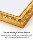 Large Antique Wall Decorative Mirror - From Where - 