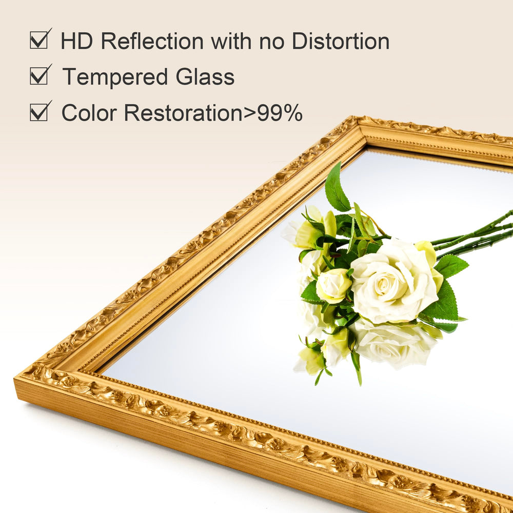 Large Antique Wall Decorative Mirror - From Where - 