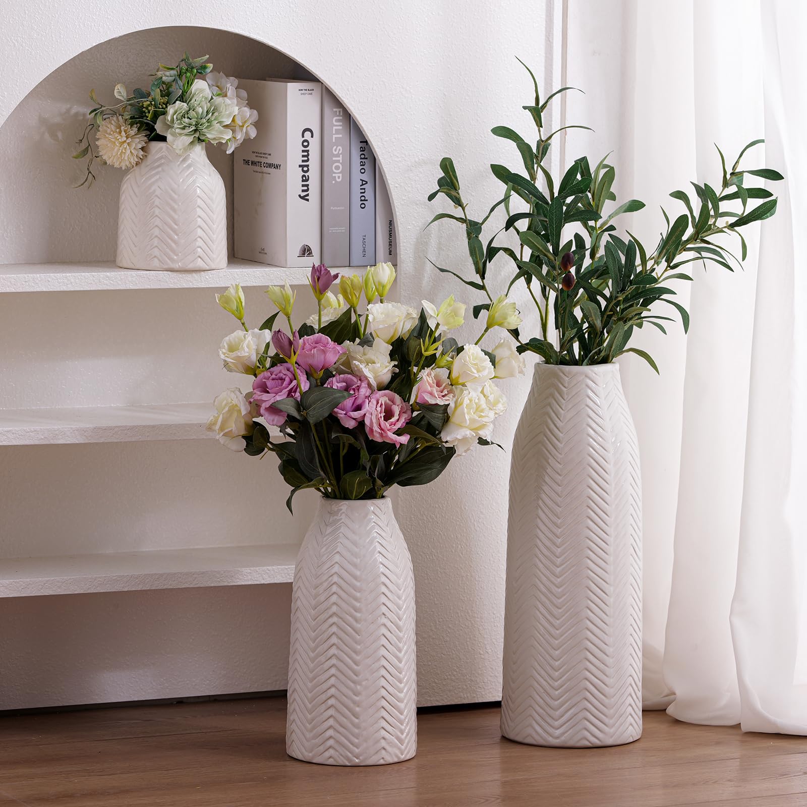 Large Ceramic White Vase - From Where - 