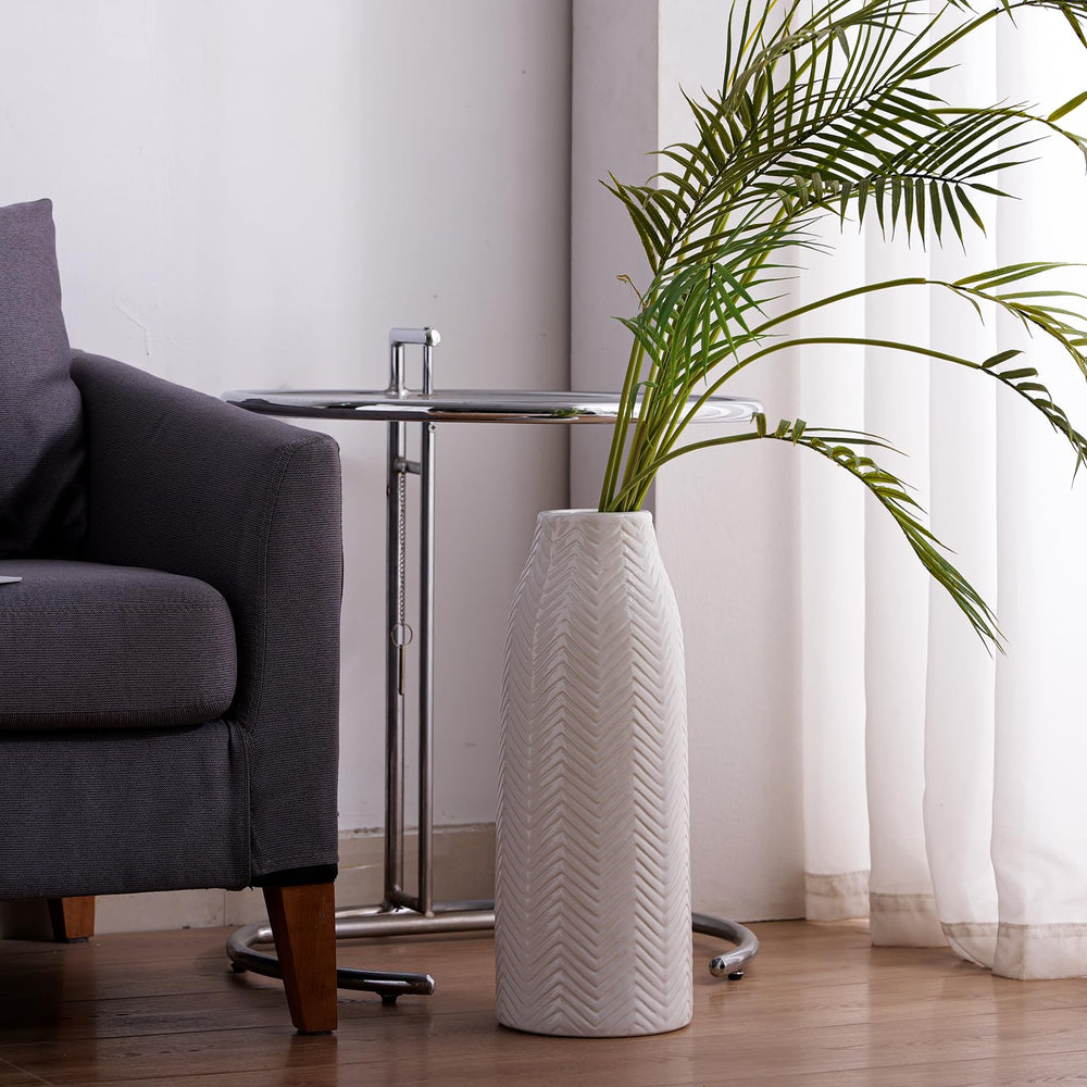 Large Ceramic White Vase - From Where - 