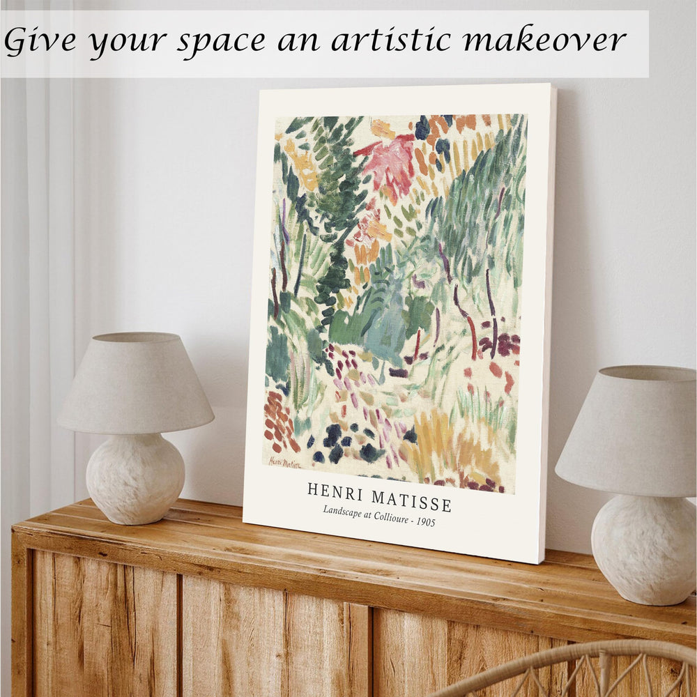 Large Framed Sage Green Vintage Wall Art Canvas Decor Set of 3 - From Where - 