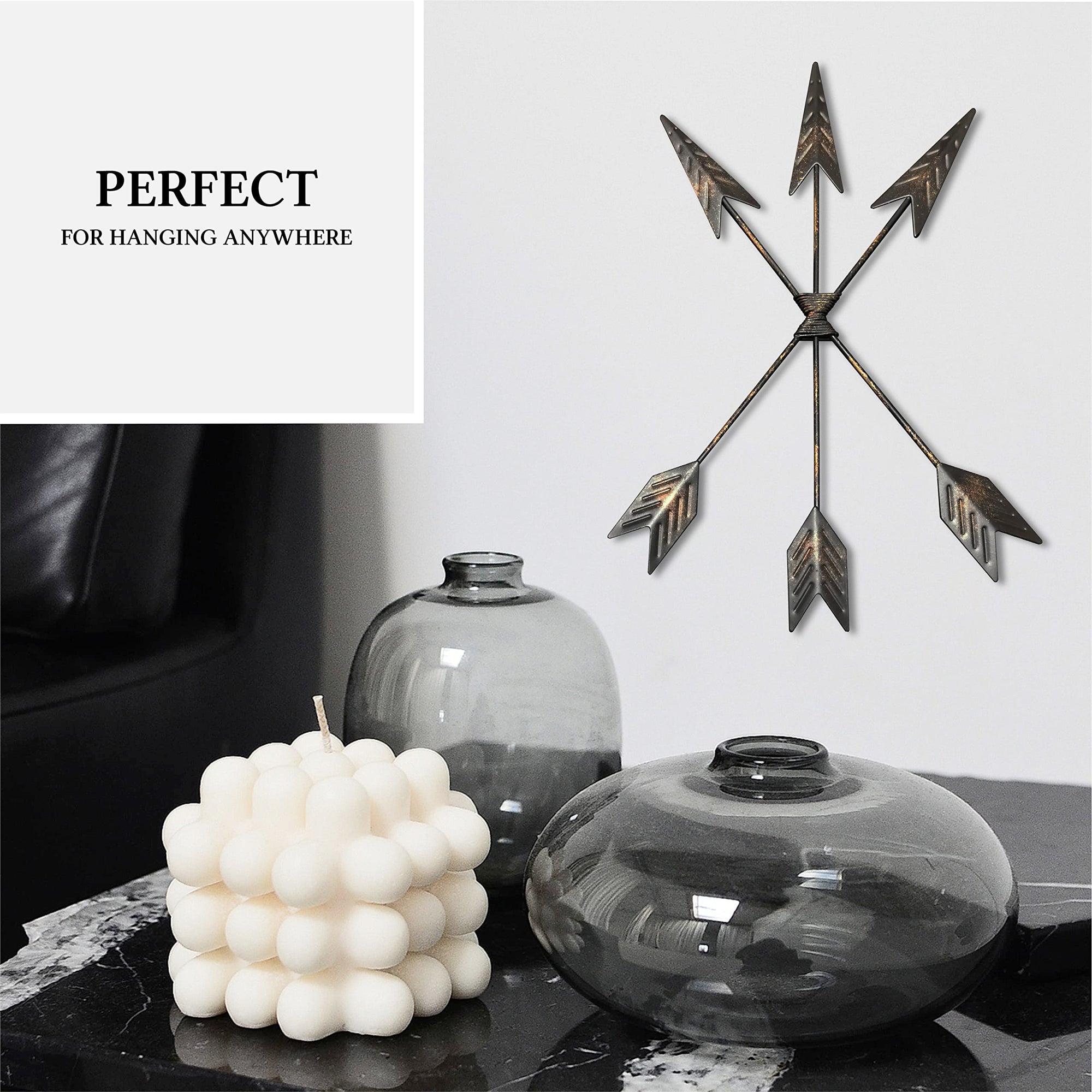 Large Metal Arrow Wall Art - From Where - 