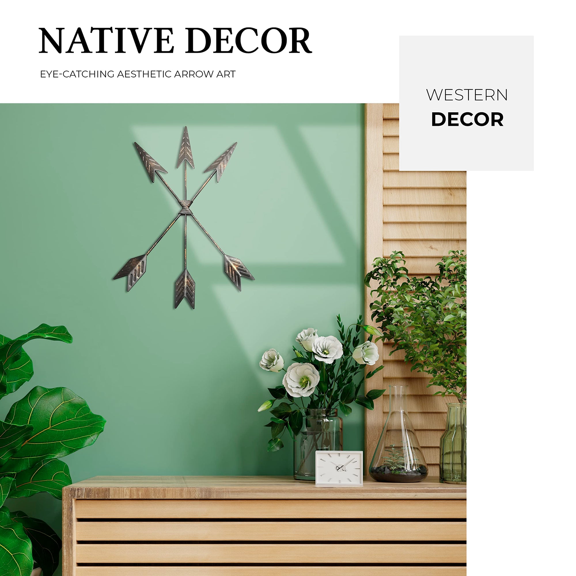 Large Metal Arrow Wall Art - From Where - 