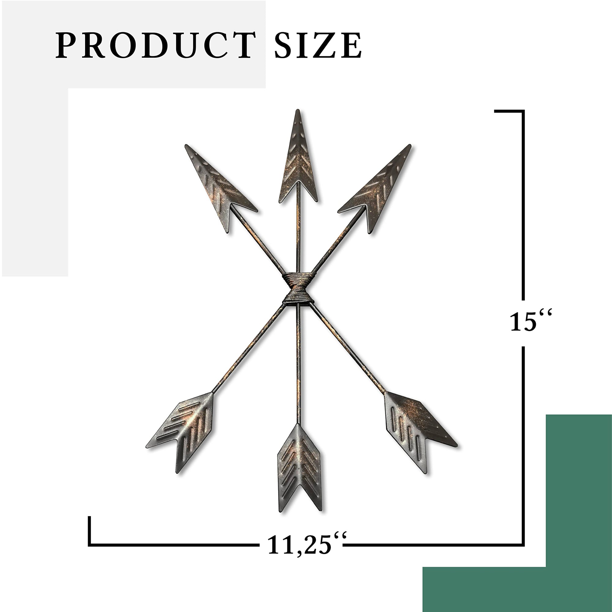 Large Metal Arrow Wall Art - From Where - 