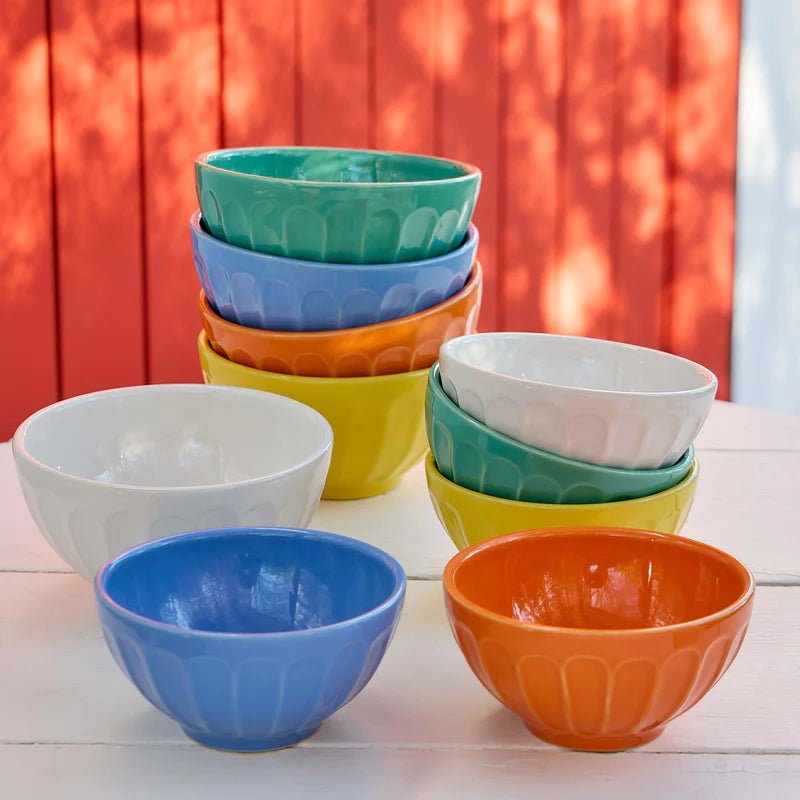 Latte Bowls Petals Fruit Bowls (Set of 4) - From Where Finds - 