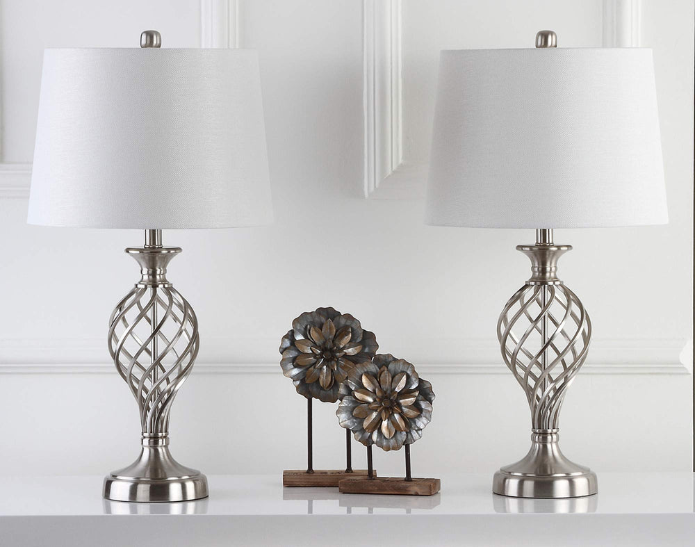 Lattice Farmhouse Table Lamp (Set of 2) - From Where - 