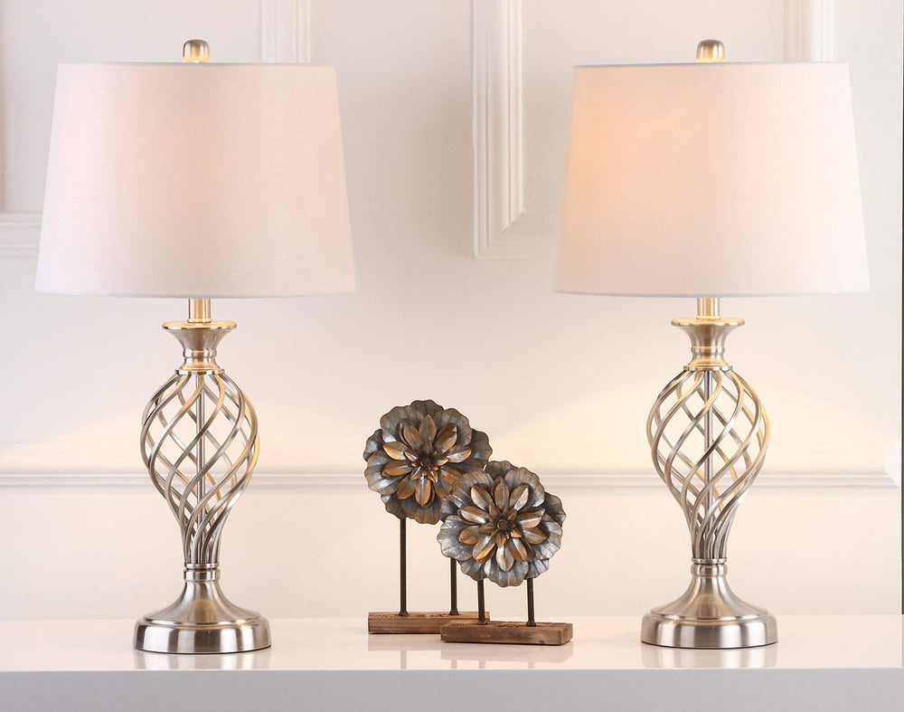Lattice Farmhouse Table Lamp (Set of 2) - From Where - 