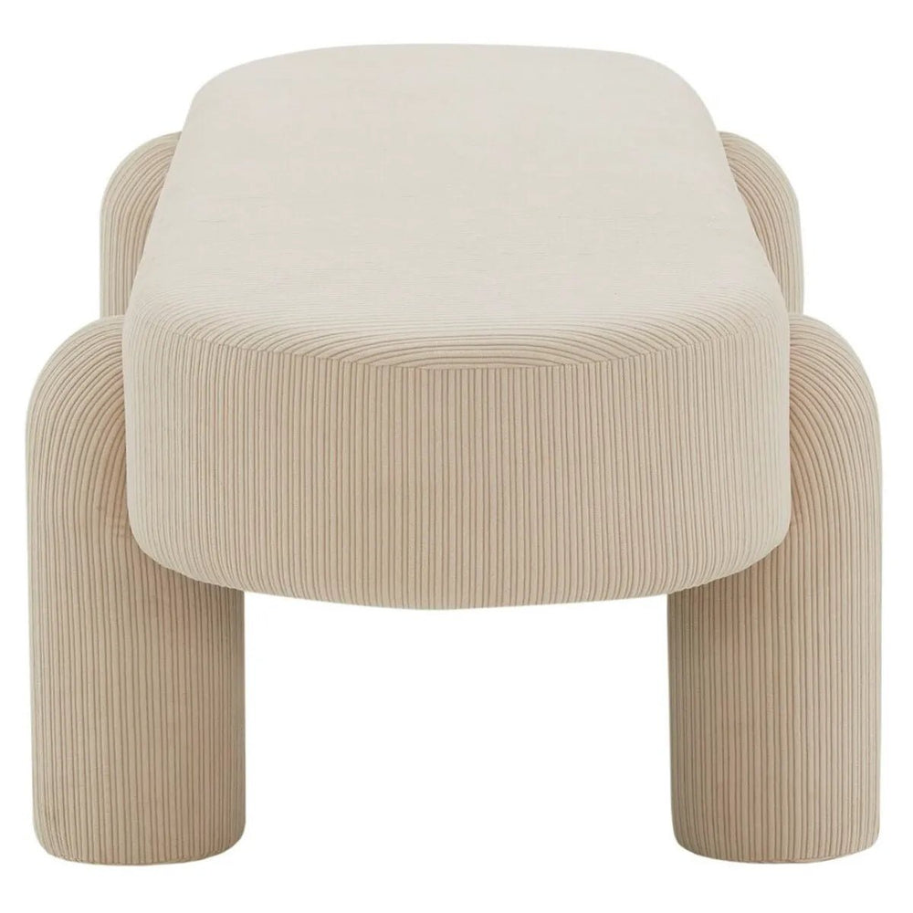 Laurence Corduroy Bench - From Where Finds - 