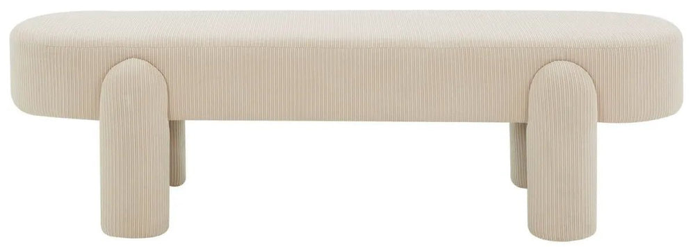Laurence Corduroy Bench - From Where Finds - 