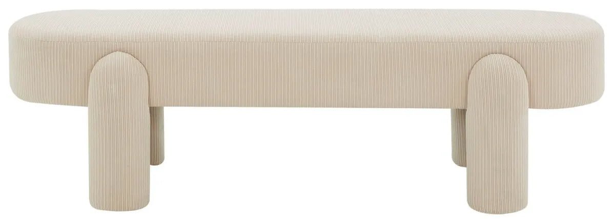 Laurence Corduroy Bench - From Where Finds - 