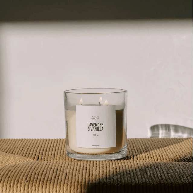 Lavender &amp; Vanilla Soy Candle - From Where Finds -