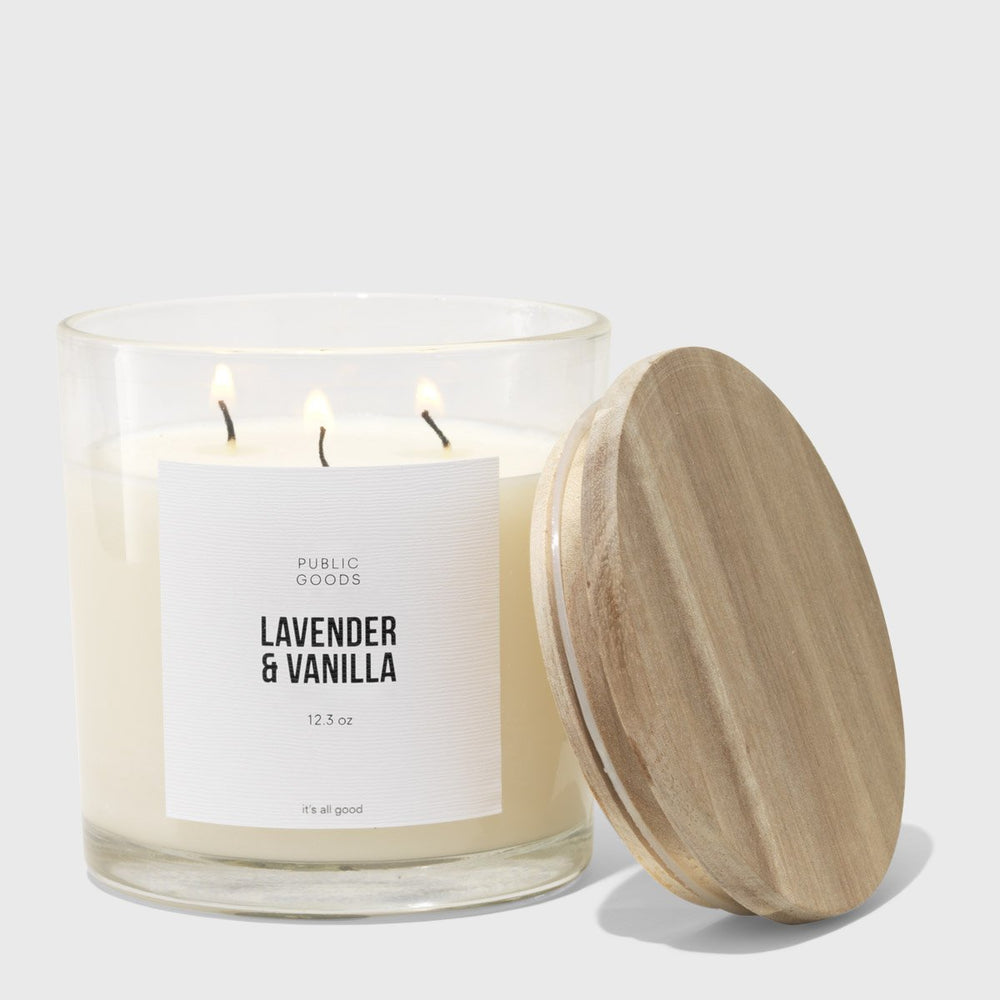 Lavender &amp; Vanilla Soy Candle - From Where Finds -