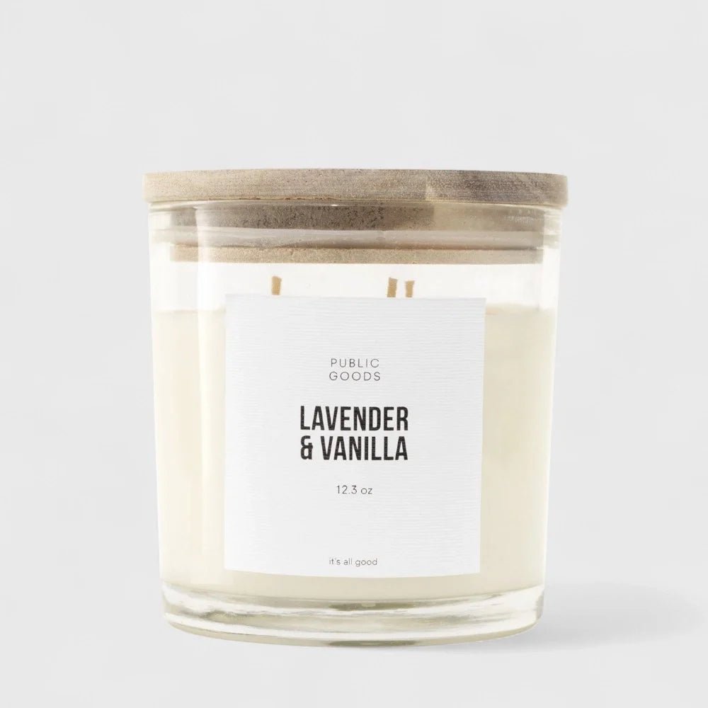 Lavender &amp; Vanilla Soy Candle - From Where Finds -