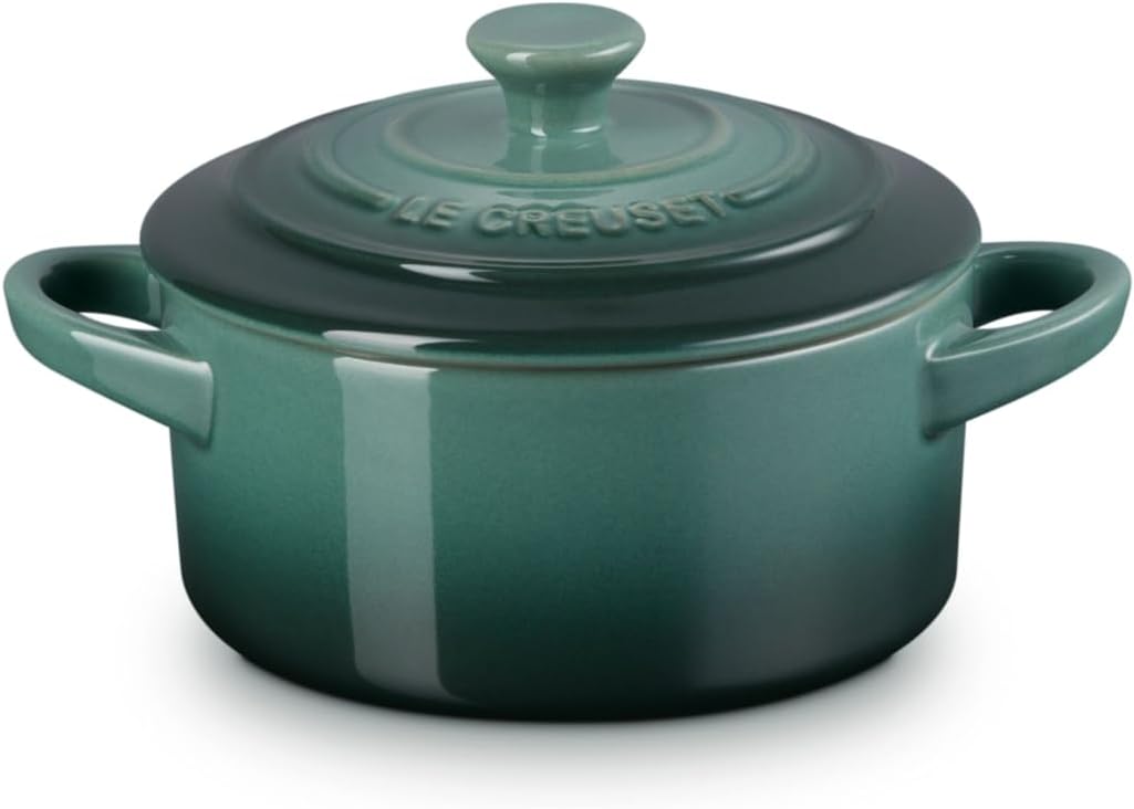 Le Creuset Artichaut Mini Round Stoneware Cocotte - From Where Finds - 