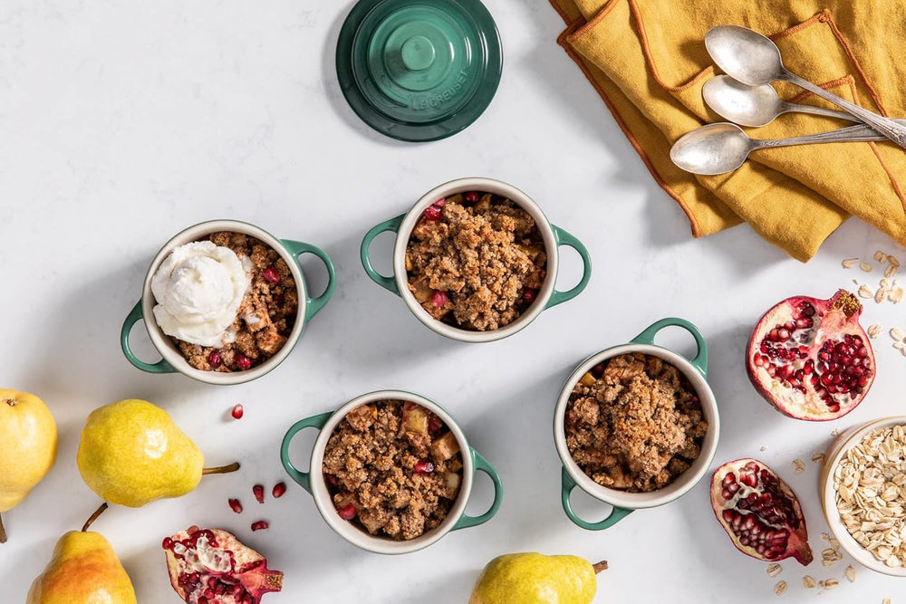 Le Creuset Artichaut Mini Round Stoneware Cocotte - From Where Finds - 