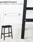 Leather Bar Stools 24" (Set of 2) - From Where - 