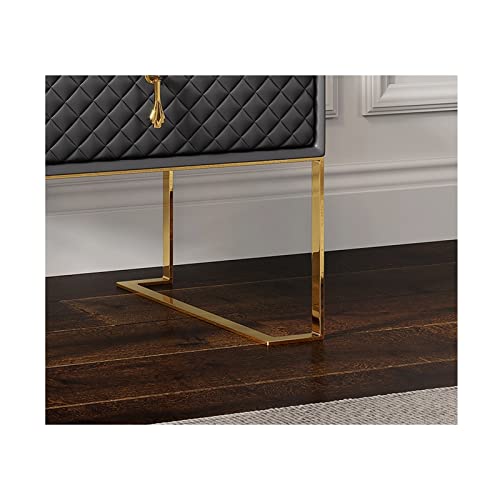 Leather Bedside Table - From Where - 