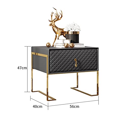 Leather Bedside Table - From Where - 
