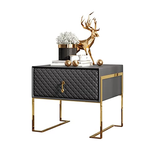 Leather Bedside Table - From Where - 