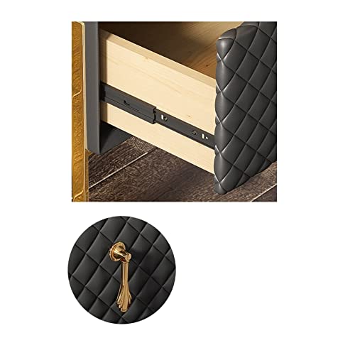 Leather Bedside Table - From Where - 