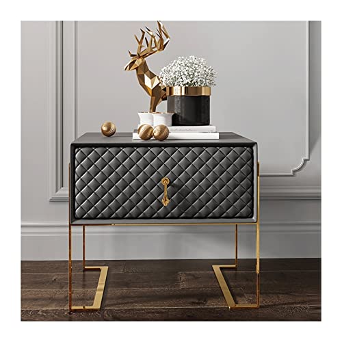 Leather Bedside Table - From Where - 