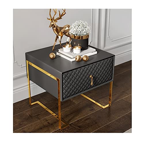 Leather Bedside Table - From Where - 