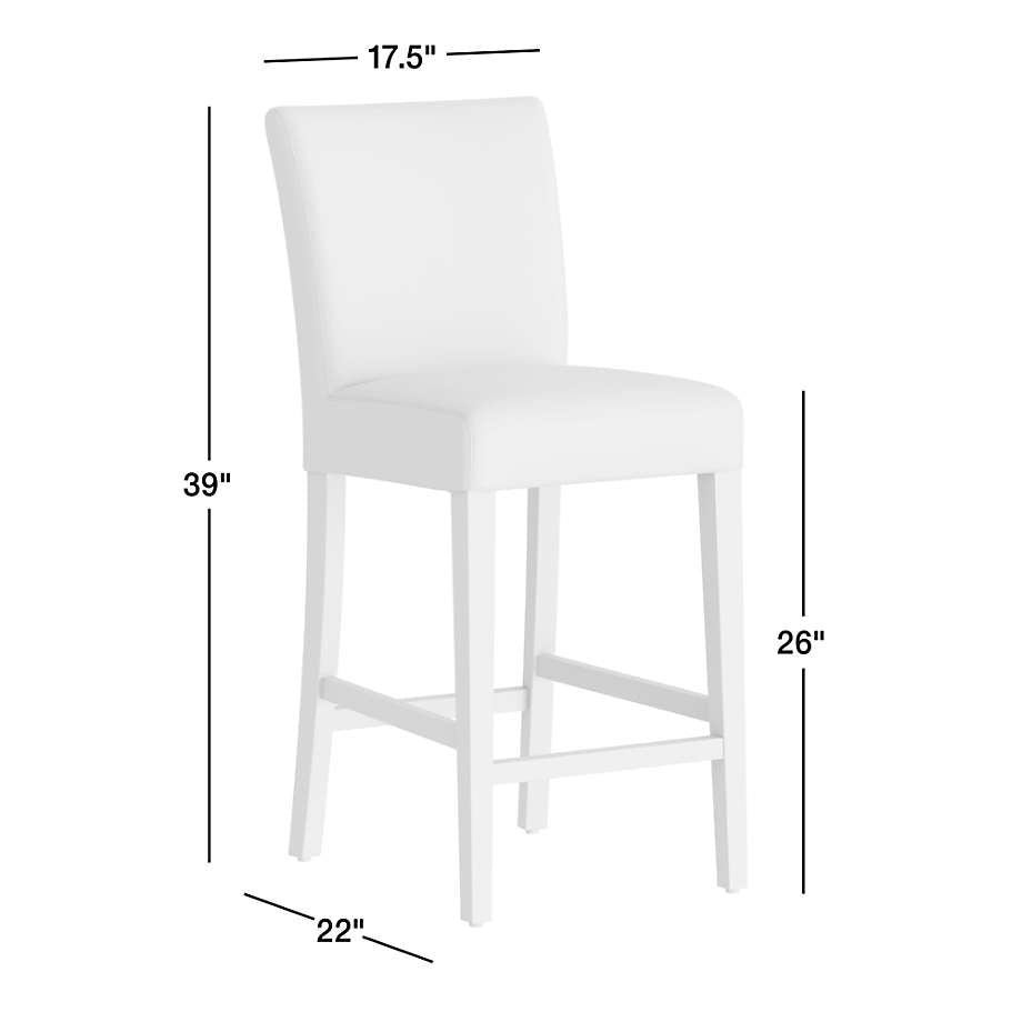 Leather Counter Stool - From Where - 