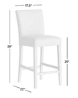 Leather Counter Stool - From Where - 