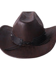 Leather Western Hat Cowboy Hat - From Where - 
