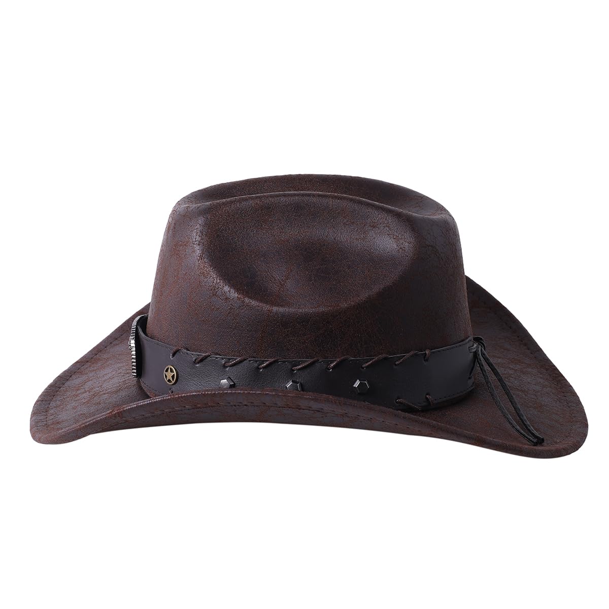 Leather Western Hat Cowboy Hat - From Where - 