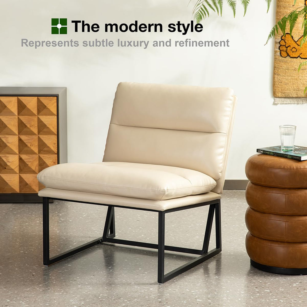 Leatherette Leisure Accent Chairs (Set of 2) - From Where - 