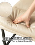 Leatherette Leisure Accent Chairs (Set of 2) - From Where - 