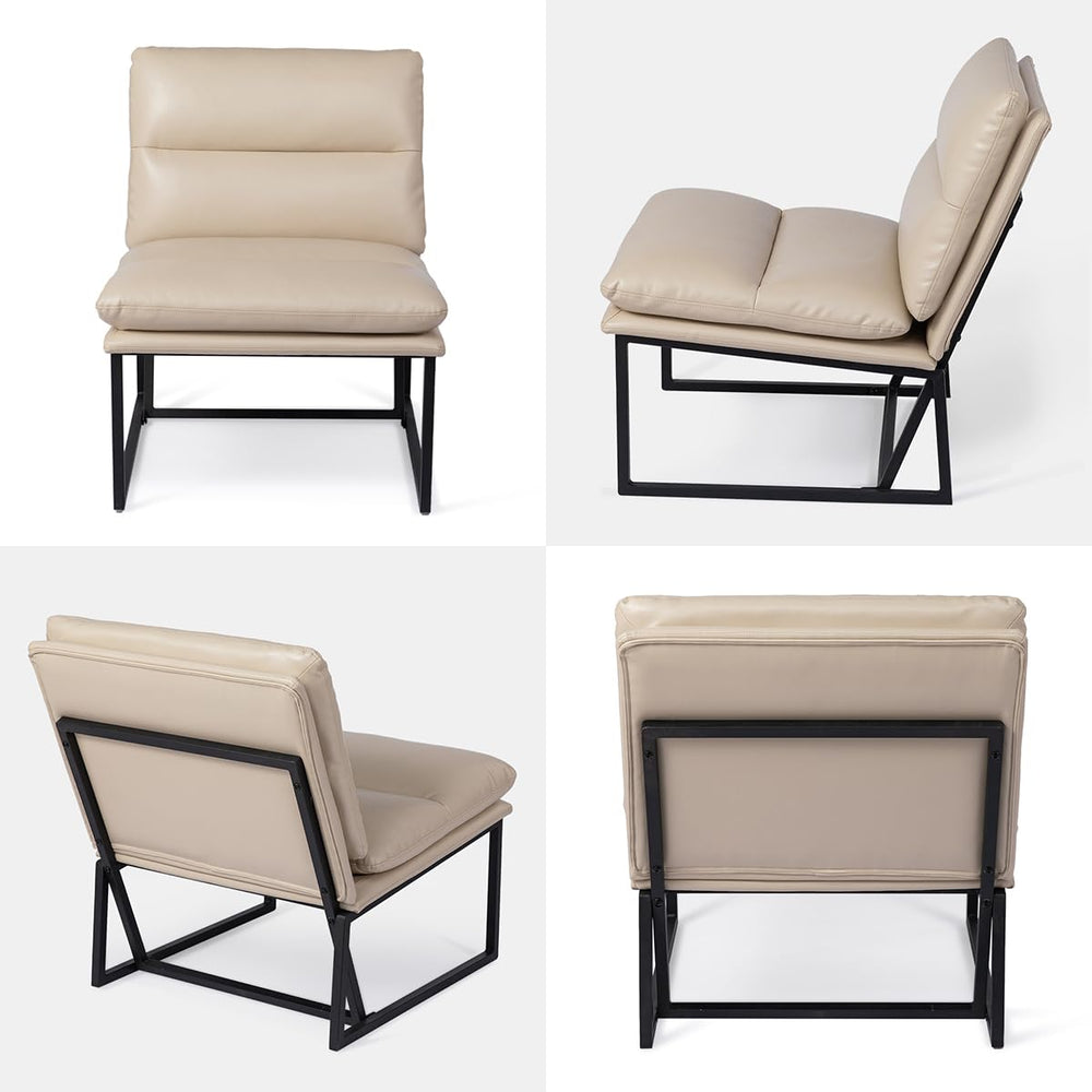 Leatherette Leisure Accent Chairs (Set of 2) - From Where - 