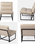 Leatherette Leisure Accent Chairs (Set of 2) - From Where - 