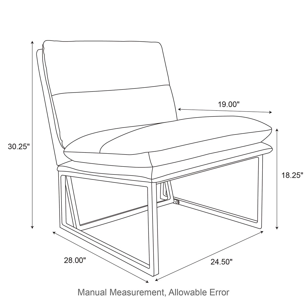 Leatherette Leisure Accent Chairs (Set of 2) - From Where - 